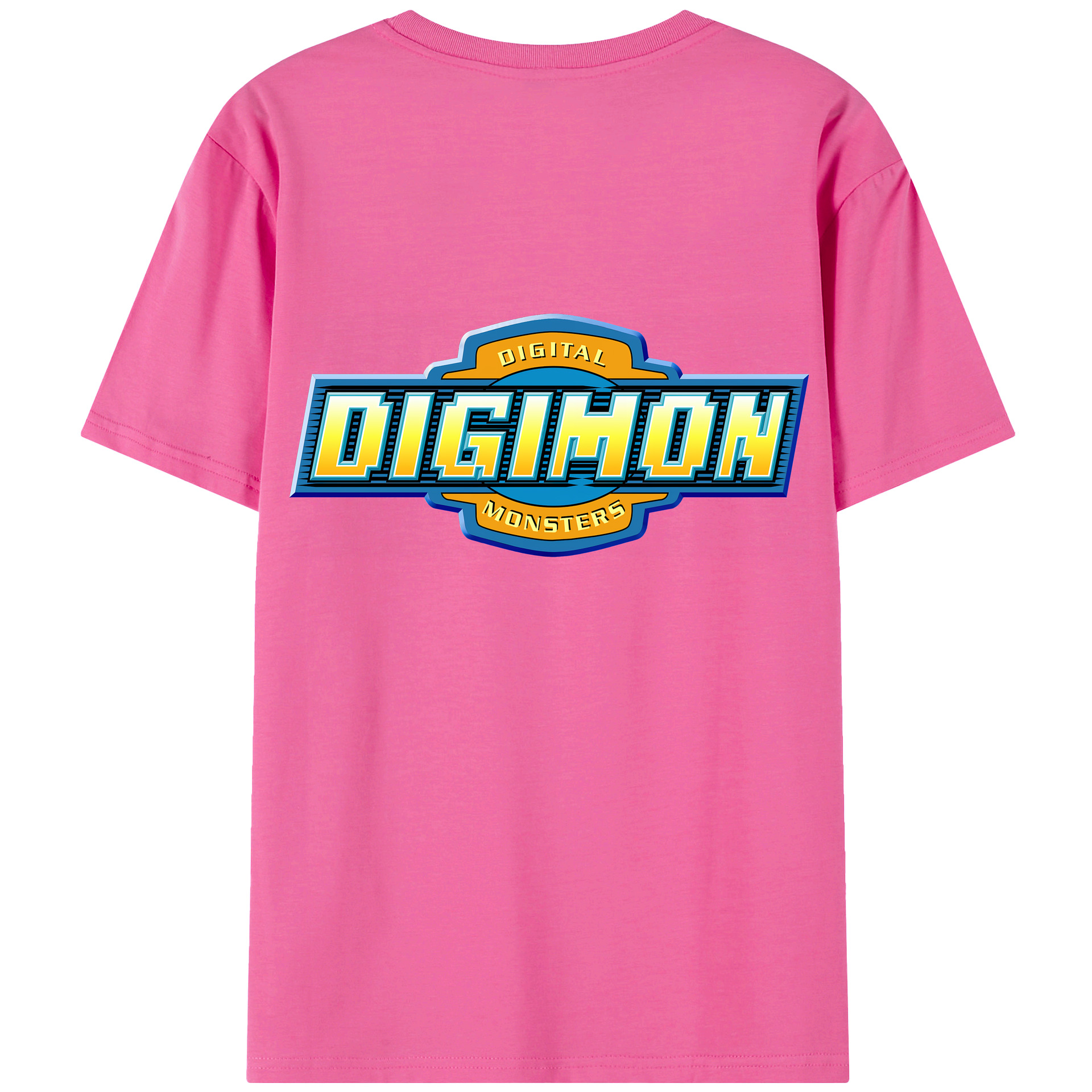 （画像用） Digimon デジタルモンスター/デジモン レディース半袖Tシャツ(バックプリント)